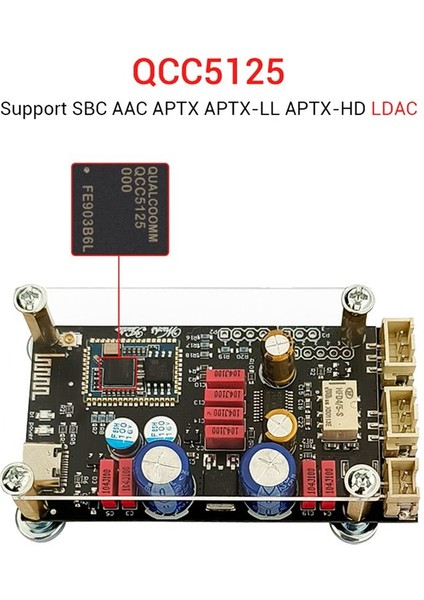 Zk-Qcc Qualcomm QCC5125 Bluetooth 5 1 Kayıpsız Kod Çözme Kurulu Aptx Ldac Ses Kodlayıcı Kart (Yurt Dışından) indirimleri