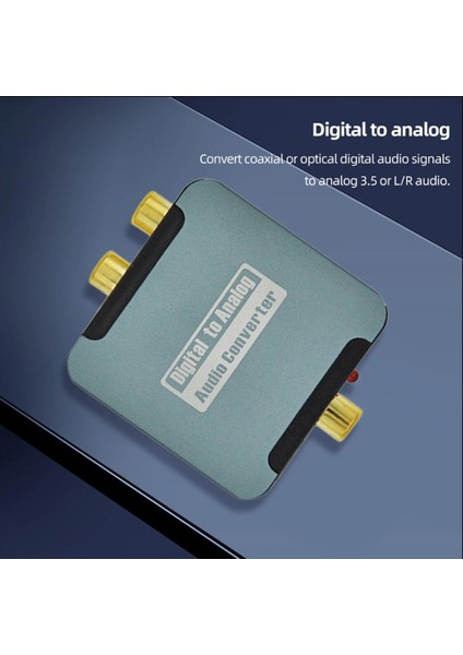 Yükseltilmiş Ses Kod Çözücü Dijital Ila Analog Ses Koaksiyel Dönüştürücü Optik Fiber Analog Spdıf Lotus Için (Yurt Dışından) fırsatları