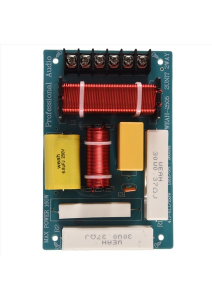 200W Hoparlör Crossover 2 Yolu Yüksek Düşük 8 Ohm Frekans Bölücü 10 Inç Hoparlör (Yurt Dışından)