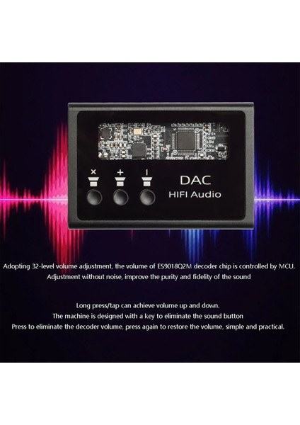 Hıfı Cep Telefonu Kod Çözücü Bilgisayar Ses Kartı Ateş Dereceli Ses Dac Kulaklık Amplifikatörü MAX97220USB Asenkron ES9018 (Yurt Dışından) indirimleri