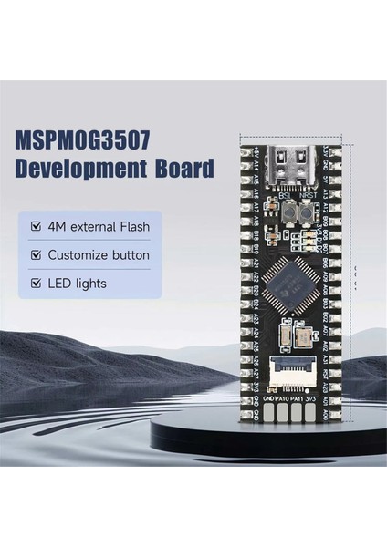 MSPM0G3507 Akıllı Robot Arabası Için 128K Flash Belleğe Sahip MSPM0G3507 Kurulu Sistem Geliştirme Çekirdek Modülü (Yurt Dışından) modelleri