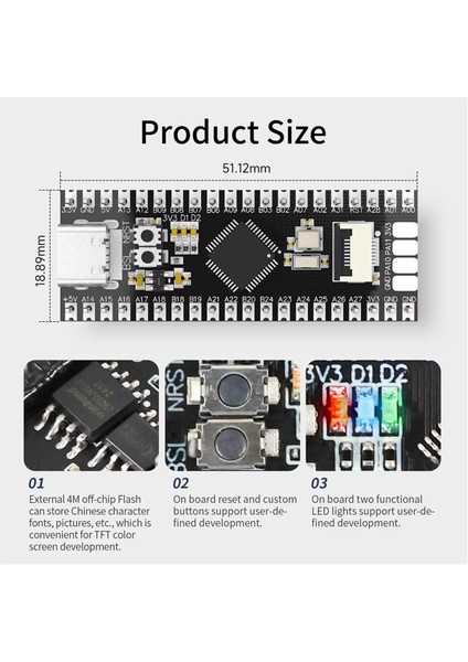 MSPM0G3507 Akıllı Robot Arabası Için 128K Flash Belleğe Sahip MSPM0G3507 Kurulu Sistem Geliştirme Çekirdek Modülü (Yurt Dışından) fırsatları