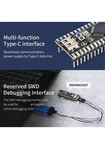 MSPM0G3507 Akıllı Robot Arabası Için 128K Flash Belleğe Sahip MSPM0G3507 Kurulu Sistem Geliştirme Çekirdek Modülü (Yurt Dışından) indirimleri