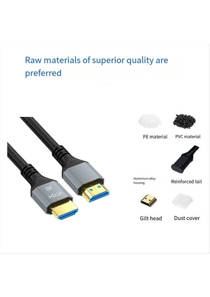 8k HDMI Uyumlu 2 1 Kablo 4K 120Hz 8k 60Hz 48GBPS Video Kablosu Pc Dizüstü Projektörü Için Yüksek Hız 5m (Yurt Dışından) indirimleri