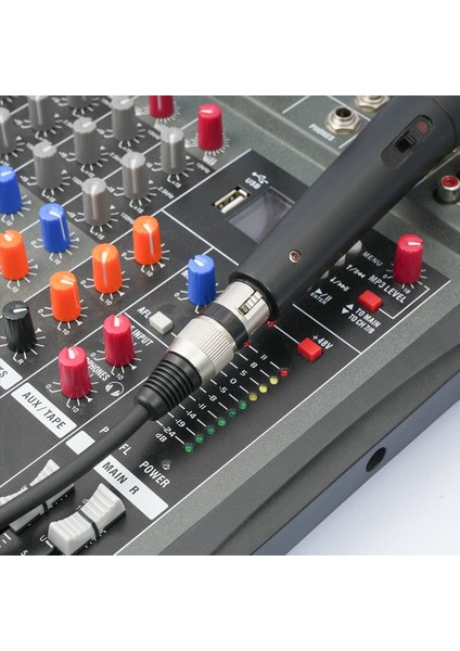 Trs 1/4 Inç - Xlr 3pin Kablo Dengeli Xlr - Jack 6 35MM Trs Sinyal Bağlantı Kablosu Mikrofon Ses Kablosu 5m (Yurt Dışından) fırsatları