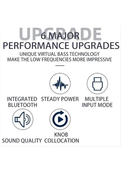 Dsp2 0 Bluetooth 5 0 Güç Amplifikatörü Stereo 15WX2 Frekans Bölümü Tws Eşleştirme 2 0/1 1 Aux +Usb (Yurt Dışından) modelleri