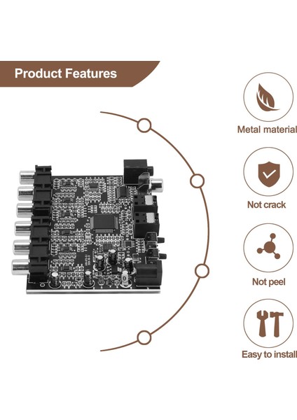 Dac Modülü 5 1 Kanal Ac-3 Pcm Dijital Optik Dts Rca Hıfı Stereo Ses Ev Sineması Kodlayıcı Amplifikatör Kod Çözme Kart (Yurt Dışından) fırsatları