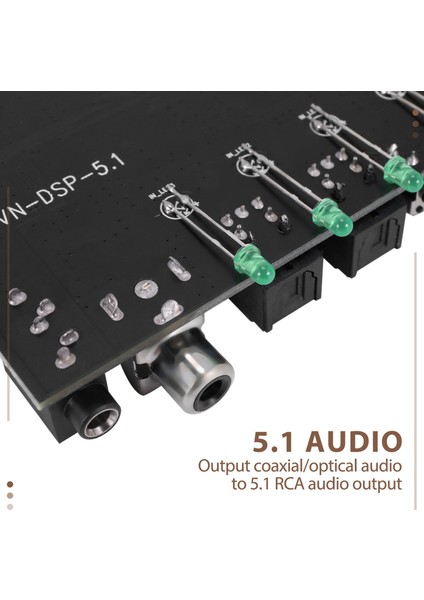 Dac Modülü 5 1 Kanal Ac-3 Pcm Dijital Optik Dts Rca Hıfı Stereo Ses Ev Sineması Kodlayıcı Amplifikatör Kod Çözme Kart (Yurt Dışından) indirimleri