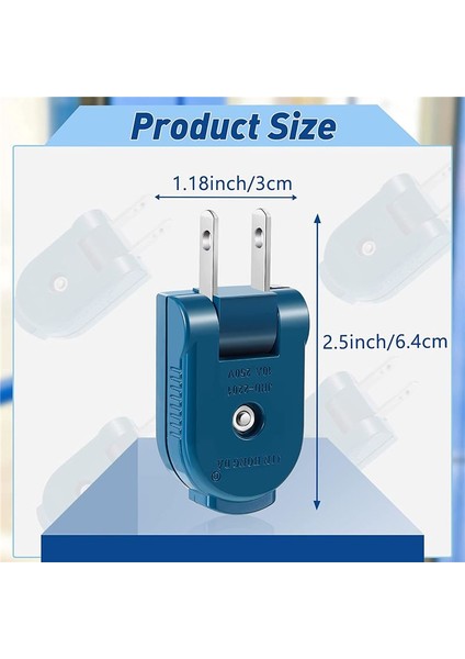 7 Pcs Uzatma Kablosu Fişi Değiştirme 2 Çöp Polarize Elektrikli Tapa Çimlenebilir Elektrik Tapası Uzatma Kablosu Us Fişi (Yurt Dışından) fiyatları