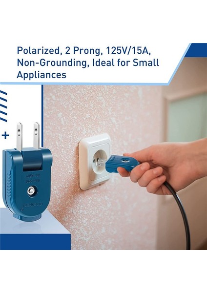 7 Pcs Uzatma Kablosu Fişi Değiştirme 2 Çöp Polarize Elektrikli Tapa Çimlenebilir Elektrik Tapası Uzatma Kablosu Us Fişi (Yurt Dışından) fırsatları