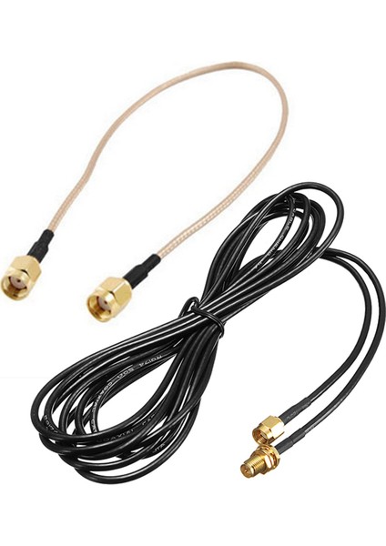 12 Inç Rp-Sma Dişi To Rp Sma Fiş Rf Pigtail Kablosu RG316 &amp 3 Metre Fi Uzatma Kablosu Rp Sma Anten Konektörleri (Yurt Dışından) fiyatları