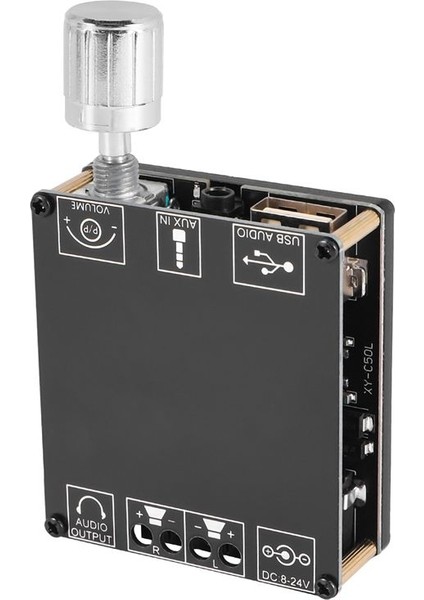 XY-C50L Mini Bluetooth 5 0 Kablosuz Ses Dijital Güç Amplifikatörü Stereo Kart 50WX2 Bluetooth Amplaficador 3 5mm USB (Yurt Dışından) fırsatları