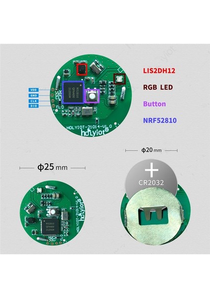 1pcs NRF52810 Ivmeölçer Sensörü ile Beacon Etiketi Ble5 0 Bluetooth Düşük Güç Tüketim Modülü Ibeacon Siyah (Yurt Dışından) fırsatları