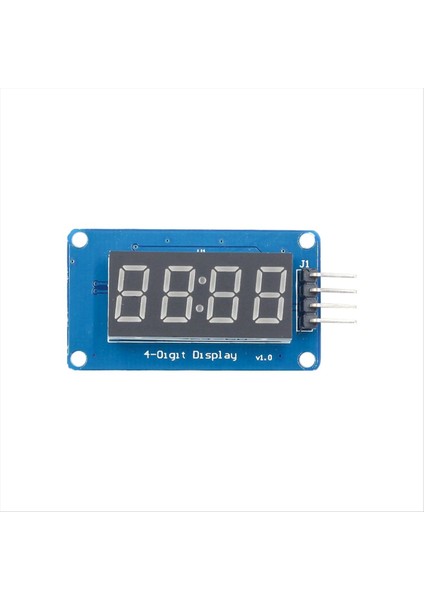 TM1637 Arduino Için 4 Bit LED Ekran Modülü 0 36 Inç 7 Segmentli Kırmızı Anot Saat Tüpü ve 4 Seri Sürücü Kartı (Yurt Dışından)