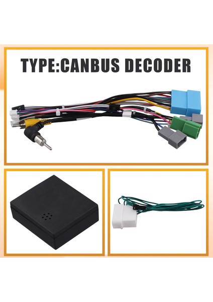 16 Pin Android 2 Din Gps Radyo Araba Güç Konnektörü Hoparlör Kablosu ile Suzuki Jimny Yüksek Versiyon (Yurt Dışından) fırsatları