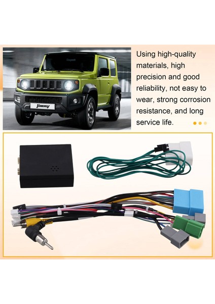 16 Pin Android 2 Din Gps Radyo Araba Güç Konnektörü Hoparlör Kablosu ile Suzuki Jimny Yüksek Versiyon (Yurt Dışından) indirimleri