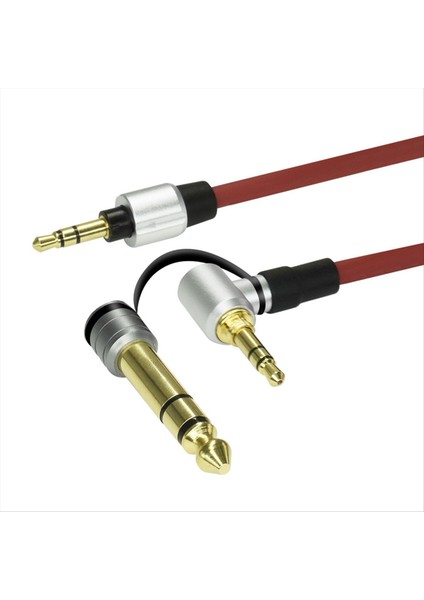 3 5mm Ses Uzatma Kablosu 3 5mm Erkek - 3 5mm Erkek Veya 6 5mm Erkek Uzatma Kablosu 3 5 mm Jack Cihaz Kırmızı (Yurt Dışından)