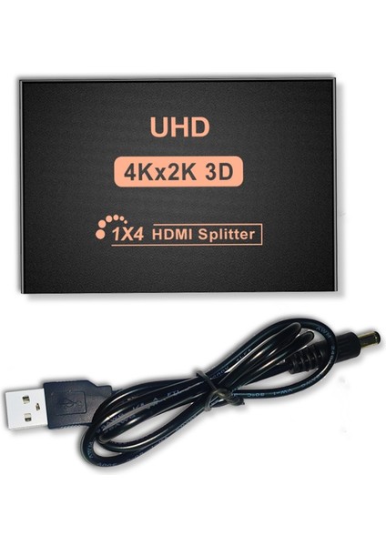 4K 1x4 HDMI Ayrıştırıcı 1 Bağlantı Noktasına 4 HDMI Ekran Ps5 Için Yinelenen/ayna USB ile Çalışan Ayırıcı (Bir Ila Dört Çıkış) (Yurt Dışından) fırsatları