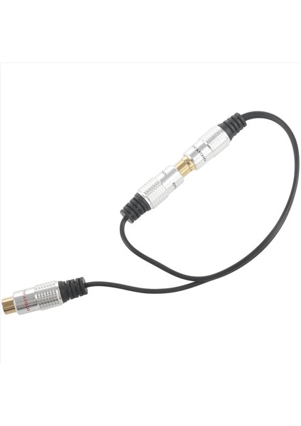 6x Metal Rca Dişi Ila Çift 2 Rca Erkek Altın Kaplama Adaptörü Stereo Ayırıcı Y Ses Kablosu (Rca F-2 Rca M) (Yurt Dışından) indirimleri