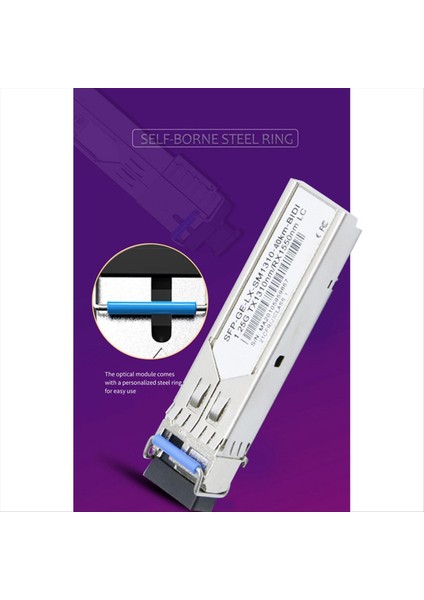 1paır Gıgabıt Fiber Sfp Modülü 1 25G Tek Mod 40KM Lc 1310NM/1550NM Birden Fazla Anahtar Türü ile Uyumlu (Yurt Dışından) fırsatları