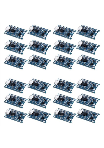 Pil Korumalı TP4056 Şarj Modülü Için 24PCS 18650 Bms 5V Mikro-Usb 1A Şarj Kartı 18650 (Yurt Dışından)