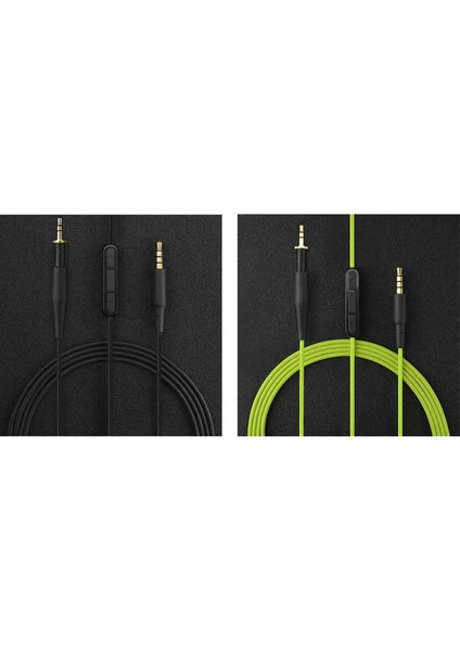 2pcs Yedek Kablo Akg K430 K450 K451 K452 K452 S460 Kulaklık Siyah ve Yeşil (Yurt Dışından) fiyatları
