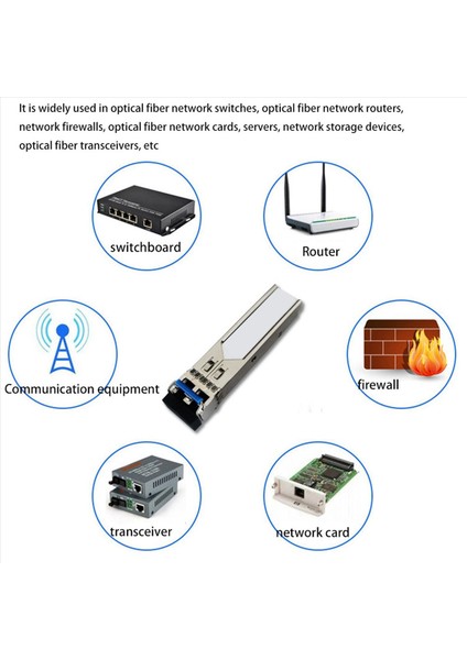 5x Sfp Optik Modül Gigabit Tek Modlu Optik Modül SFP-GE-LX-SM1310 20KM Huawei H3C Için Çift Fiber 1 25G (Yurt Dışından) fırsatları