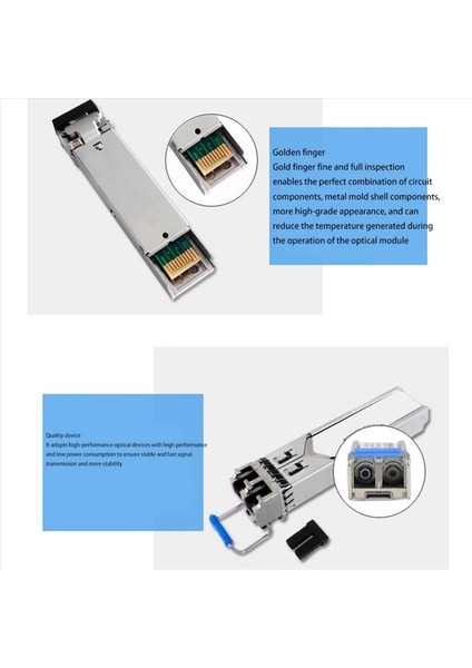 5x Sfp Optik Modül Gigabit Tek Modlu Optik Modül SFP-GE-LX-SM1310 20KM Huawei H3C Için Çift Fiber 1 25G (Yurt Dışından) indirimleri