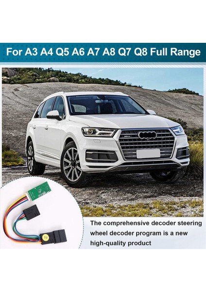 Audi A3 A4 Q5 A6 A7 A8 Q7 Q8 Tam Menzilli Dekor Kodlayıcı Direksiyon Çözücü Programlı (Yurt Dışından) indirimleri