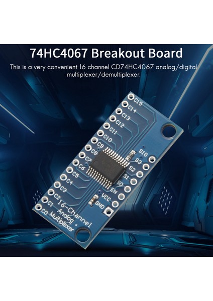 10PCS 16CH Analog Multiplexer Modül 74HC4067 CD74HC4067 Hassas Modül Dijital Çok Flezer Mux Breakout Tahtası (Yurt Dışından) fiyatları