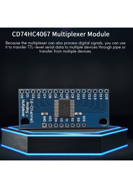 10PCS 16CH Analog Multiplexer Modül 74HC4067 CD74HC4067 Hassas Modül Dijital Çok Flezer Mux Breakout Tahtası (Yurt Dışından) modelleri