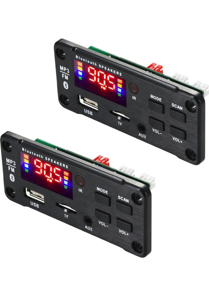 2x Amplifikatör 25WX2 12V Mp3 Kod Çözücü Kartı Ses Modülü Bluetooth 5 0 Kablosuz Müzik Araba Mp3 Çalar Bluetooth (Yurt Dışından)