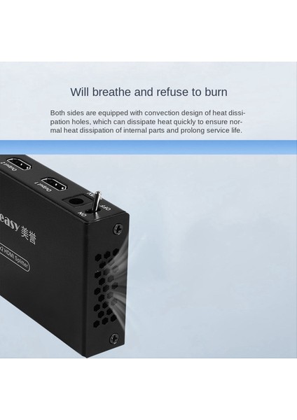 Ölçüm Bir Giriş Iki Çıkış Ayırtıcı Frekans Bölücü 4K 30Hz HDMI Uyumlu Ekran Bölme Dönüştürücü Abd Fişi ile (Yurt Dışından) fiyatları