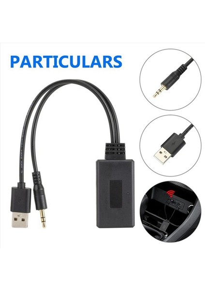 2x Araç Kablosuz Bluetooth Modül Müzik Tüm Modeller Alıcı Aux E92 Jierui-Bt 5908 Yardımcı Adaptör (Yurt Dışından)