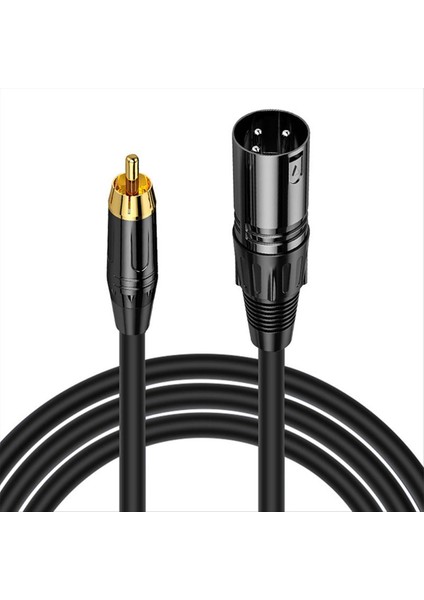 Xlr Erkek - Rca Erkek Kablosu Altın Kaplama Konektör Kablosu Koaksiyel Kalkan Xlr Mikrofon Ses Kablosu Adaptörü 16 4ft (Yurt Dışından) fırsatları