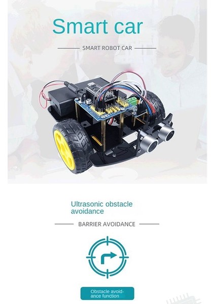 Araba Akıllı Robot Programlama Kiti Dıy Kit Akıllı Araba Robot Kiti Programlama Öğrenme Programlama Kiti (Yurt Dışından) indirimleri