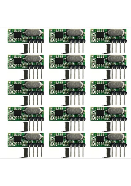15PCS 433MHZ Rf Alıcı Superheterodin Uhf Sor 433MHZ Uzaktan Kumanda Modül Kiti Küçük Boyut Anten ile Düşük Güç (Yurt Dışından)