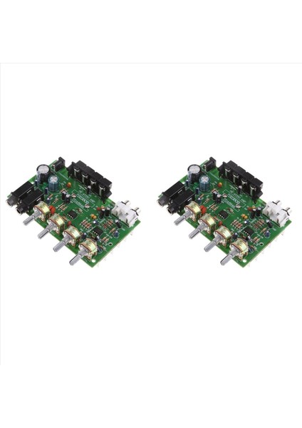 2x DX0809 Iki Kanallı Güç Amplifikatör Kartı 60W Hi-Fi Stereo Sesli Güç Amplifikatörü Hacim Tonu Kontrol Kartı Kiti (Yurt Dışından)