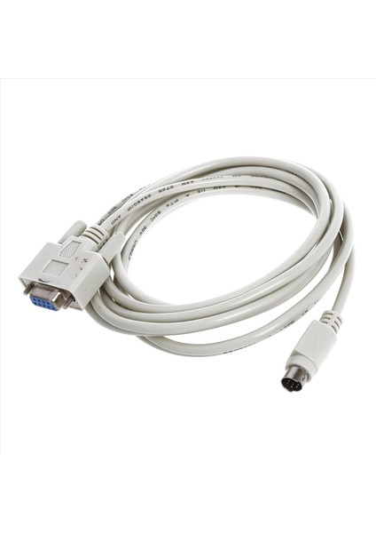 10X DB9P Ila 8p Mini Din RS232 Indir Kablo Beyaz 8 2 Ft Plc Dvp-Eh Için (Yurt Dışından) fiyatları