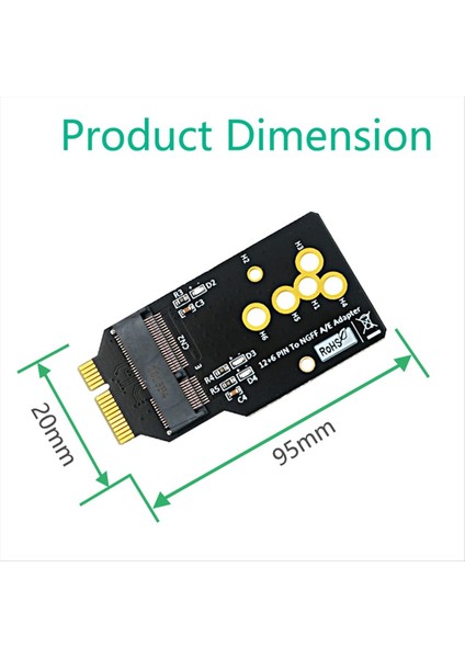 AX200/201/210 Wifi6 Modülüne 12+6 Pin Adaptör Kartı Desteği 2230 M 2 Anahtar A/e Modülü BCM94360CS2 Kartı (Yurt Dışından) modelleri