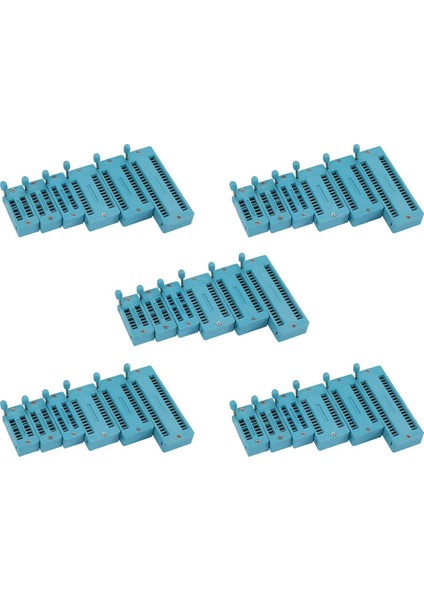 30PC Universal 14/16/18/24/28/40 Pin Ic Testi Evrensel Zıf Soketi Sıcak Ev Geliştirme (Yurt Dışından)