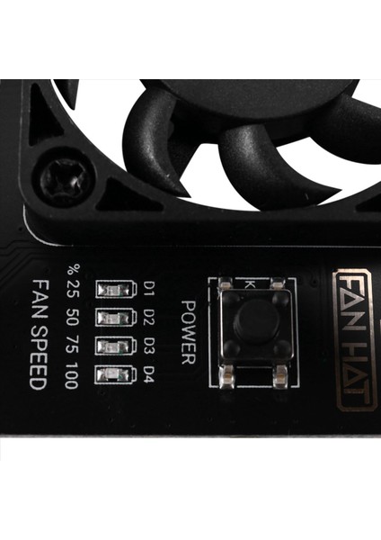 Raspberry Pi 4/3 Soğutma Fanı Için 3x Argon Fan Şapkası Ayarlanabilir Hız / 40MM Büyük Fan Raspberry Pi4 (Yurt Dışından)