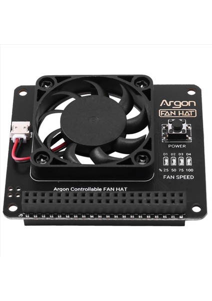 Raspberry Pi 4/3 Soğutma Fanı Için 3x Argon Fan Şapkası Ayarlanabilir Hız / 40MM Büyük Fan Raspberry Pi4 (Yurt Dışından) modelleri