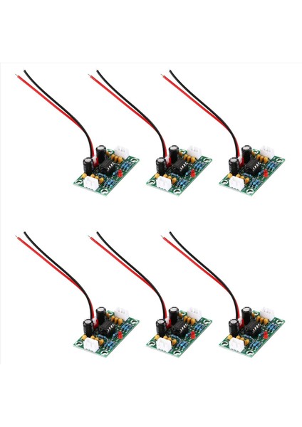 6x Mini Preamp Op Amp Modülü Amplifikatör Çift Kanallı NE5532 Preamplıfıcıcıcuıcıpıfikatör Tonu 5 Kadar Genel Voltaj 12-30V (Yurt Dışından)