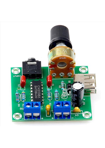 5x Mini Güç Amplifikatör Kartı 5W+5W Hıfı Iki Kanallı Pm CM2038 5V USB Besleme Gücü Ses Amplifikatörü (Yurt Dışından) indirimleri