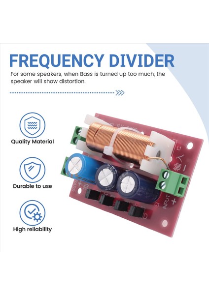 400W Hoparlör Crossover 2 Yolu Yüksek Düşük 4-16 Ohm Frekans Bölücü Hoparlör Için (Yurt Dışından) indirimleri