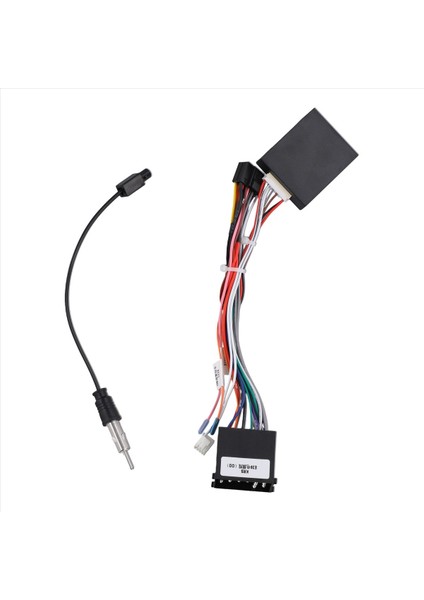 Araç Adaptörü Canbus Kutusu Kod Çözücü W/ Kablo Demeti Radyo Güç Kablosu Bmw E39 E46 E53 X5 5 Serisi Od-Bm-02 (Yurt Dışından)