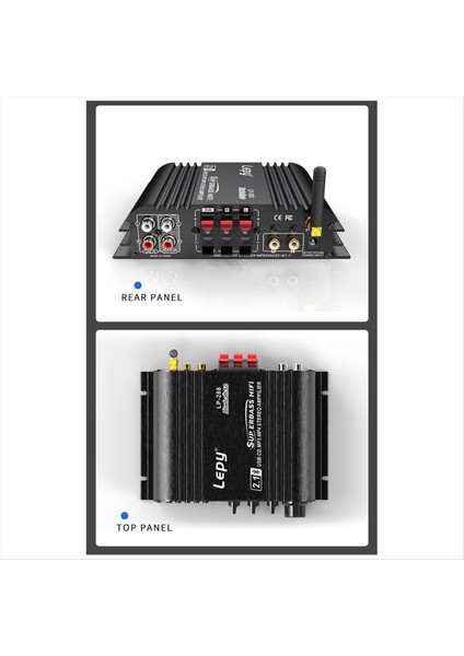 Lepy Bluetooth 2 1 Kanal U Disk Sd Karayı Kaybı Müzik Playbınct Subwoofer Amplifikatör 3D Yüksek Güç Amplifikatörü Us-Plug (Yurt Dışından)
