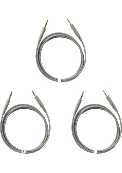 Bose Için 3x QC35 Kulaklık Kablosu QC25 QC35 Iı QC45 Soundtrue Ses Tüklemesi 3 5 Ila 2 5 Taşınabilir Çift Kayıt Kablosu Gri (Yurt Dışından)