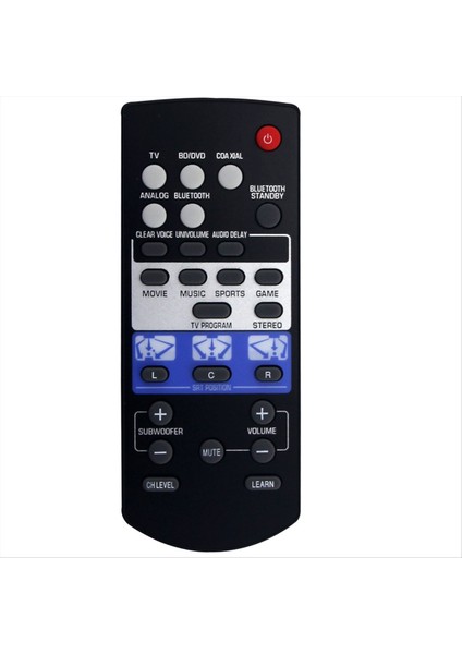 FSR82 ZK77690 Yamaha Tv Surround Sistemi Için Uzaktan Kumandalı SRT-1000 SRT-1000BL Soundbar (Yurt Dışından)